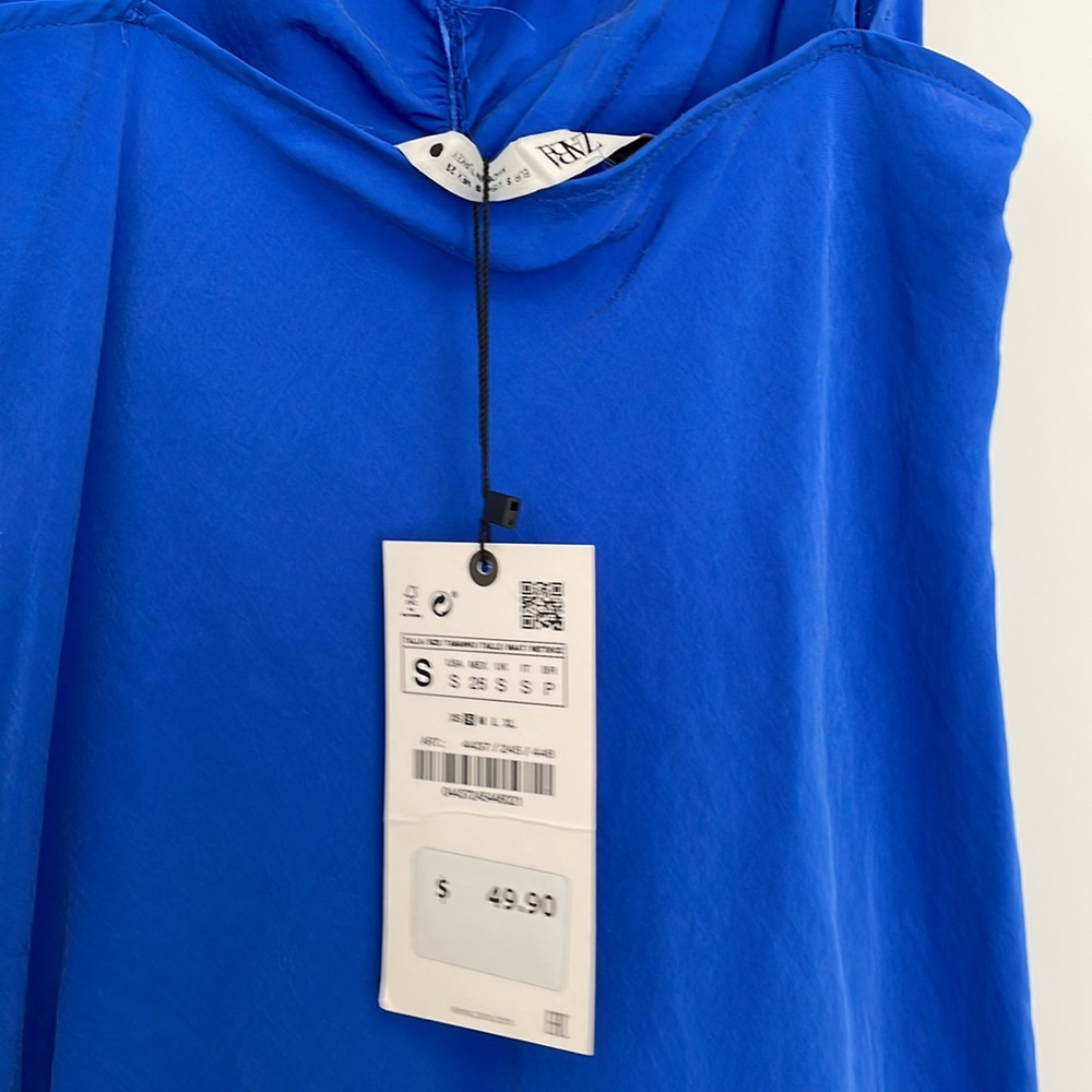 NWT Cobalt blue midi dress in small - Picture 5 of 6